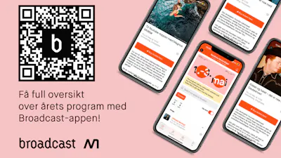 Broadcast app nettside