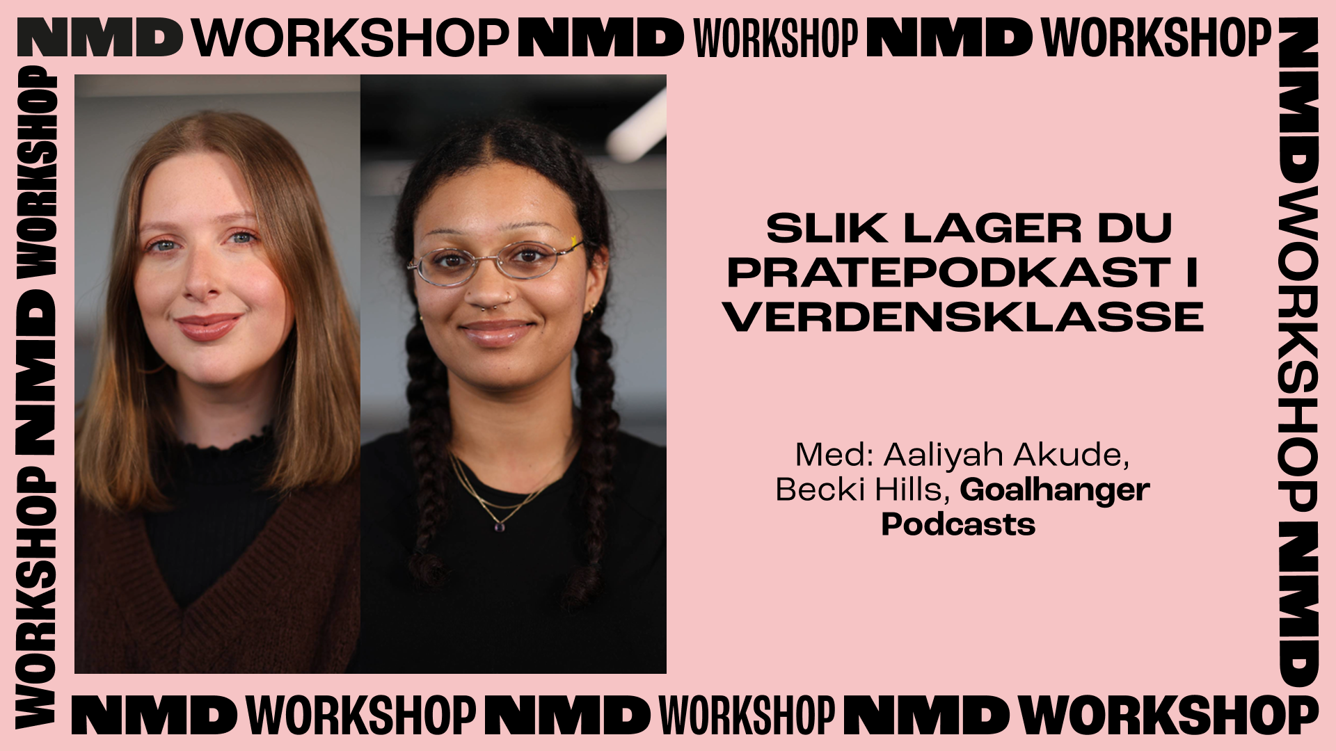 NMD workshop GOALHANGERS foto